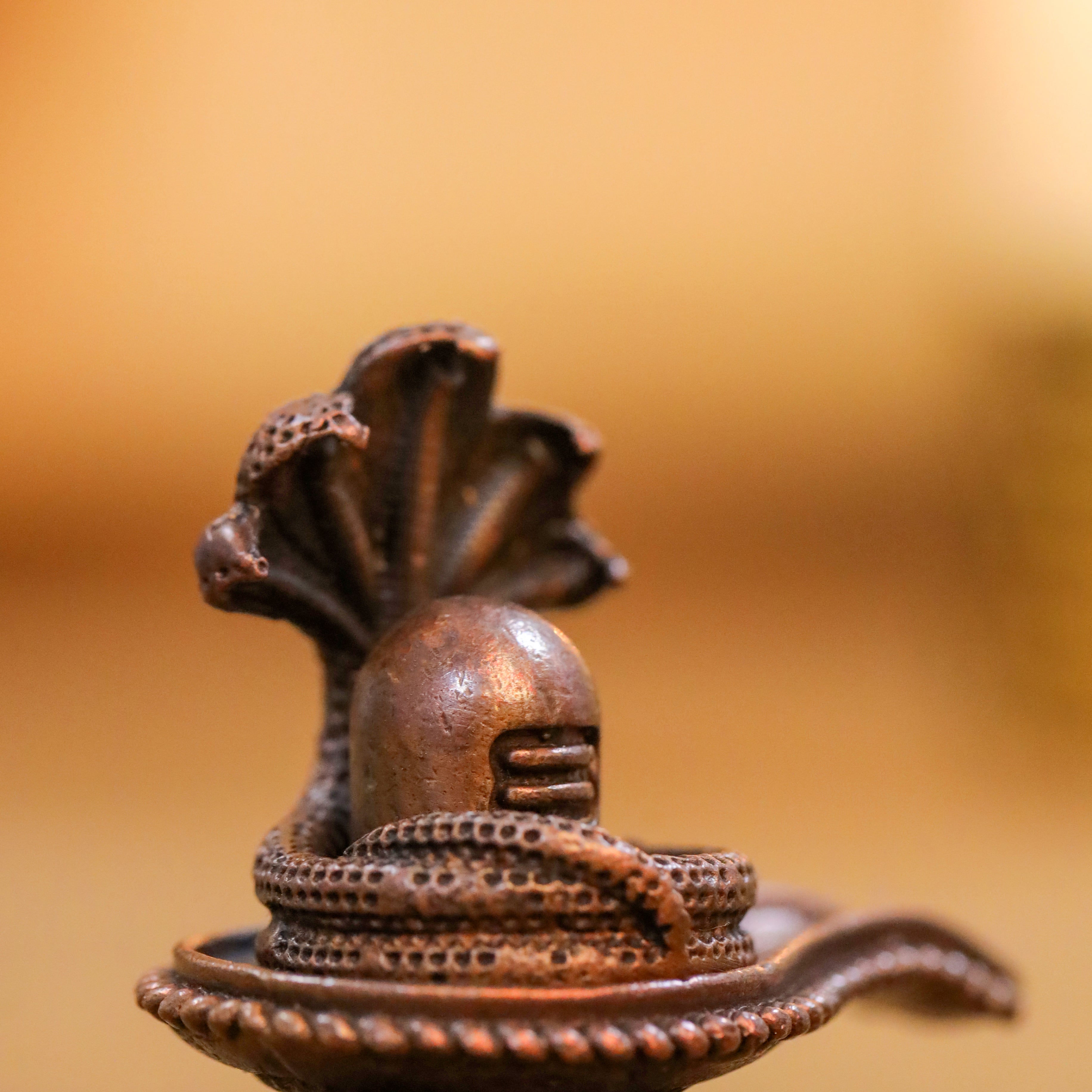 Copper Shivling/Shivlingam Idol (1.8 Inch) Vedansh Craft