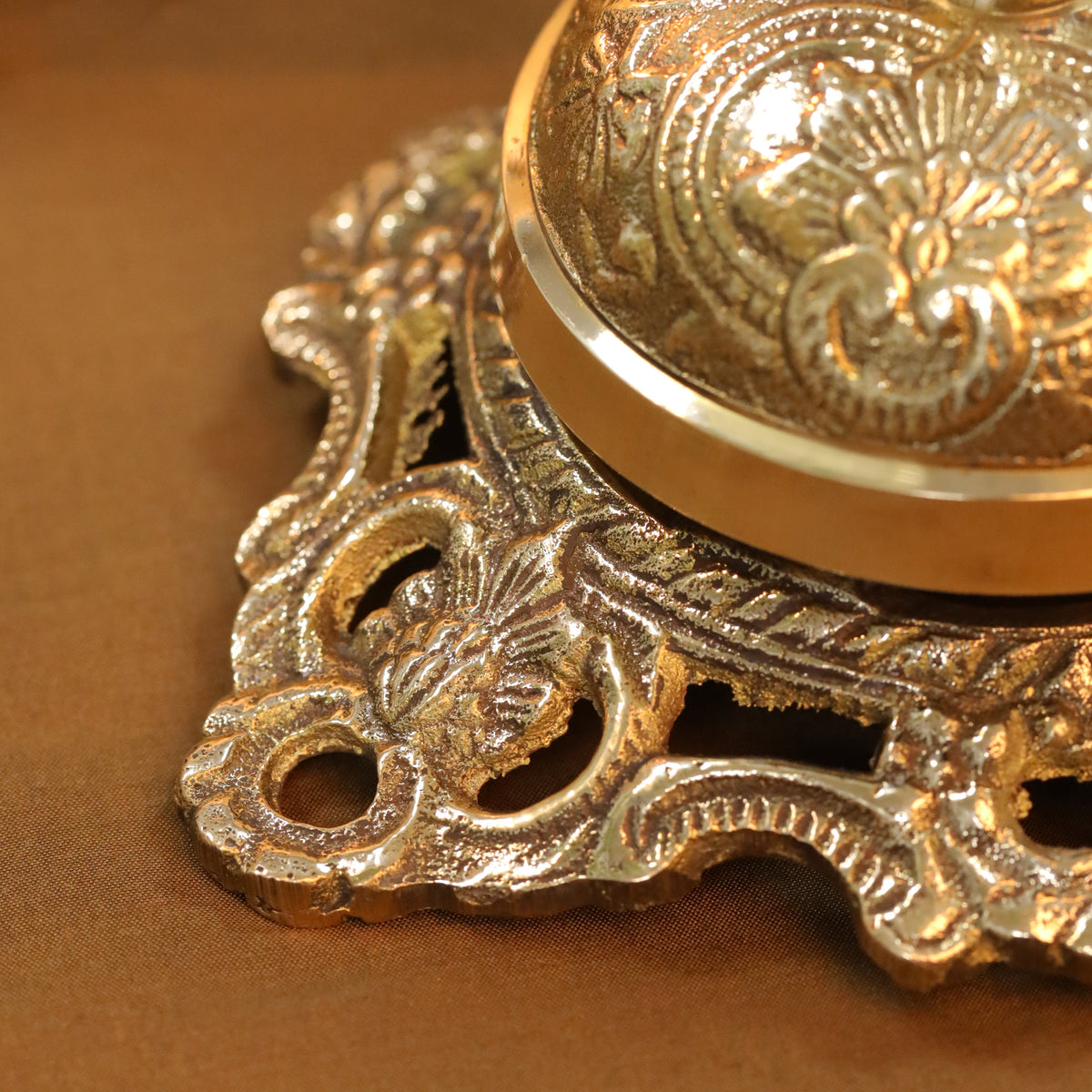 Brass Table Bell (3 Inch) Vedansh Craft