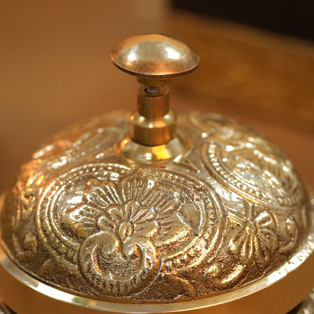 Brass Table Bell (3 Inch) Vedansh Craft