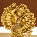 Brass Goddess Saptashrungi Idol (4.5 Inch) Vedansh Craft