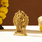 Brass Goddess Saptashrungi Idol (4.5 Inch) Vedansh Craft