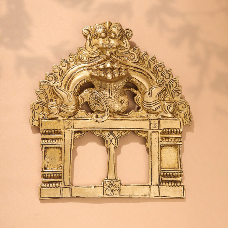 Brass Handcarved Prabhavali Frame (9 Inch) Vedansh Craft