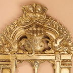 Brass Handcarved Prabhavali Frame (9 Inch) Vedansh Craft