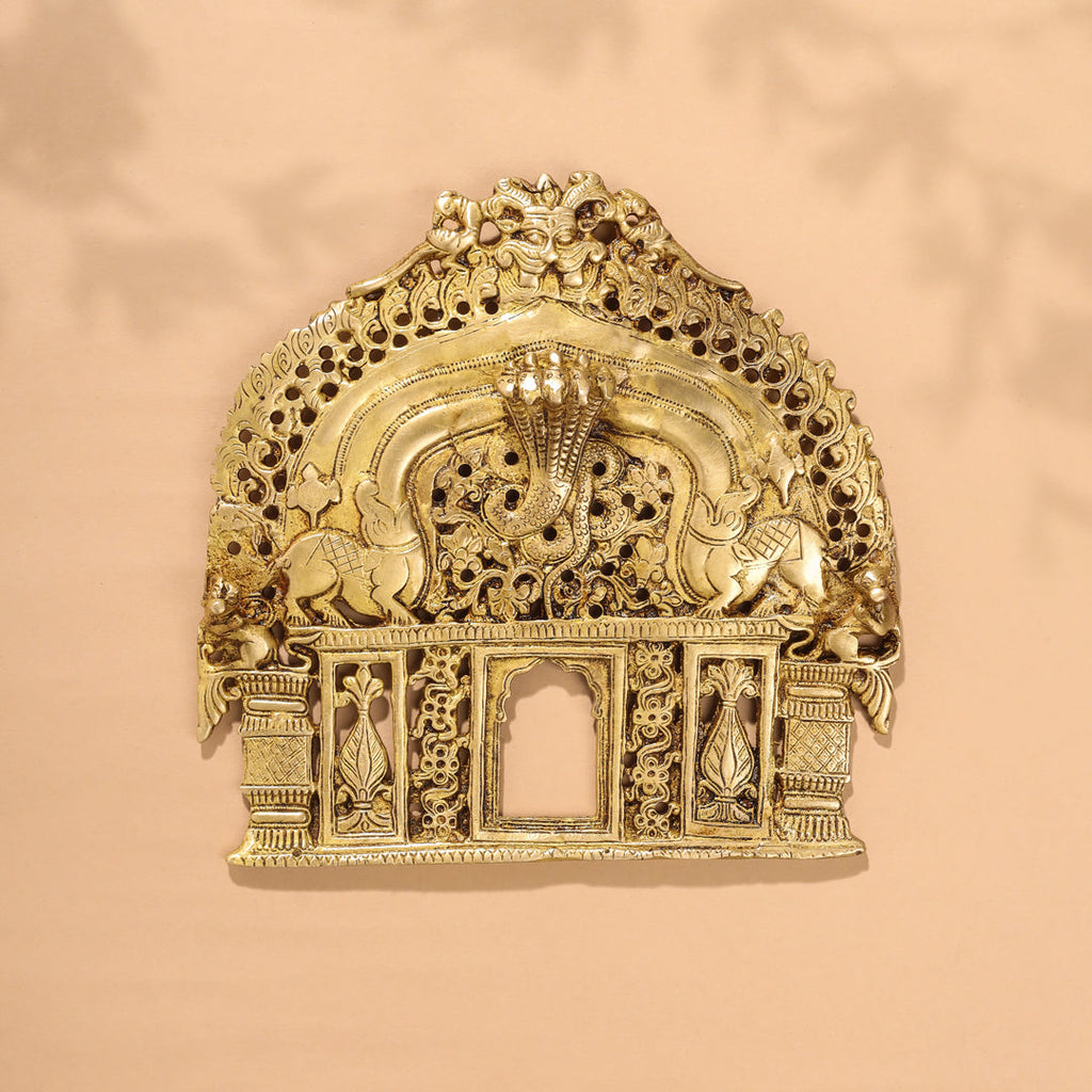 Brass Handcarved Prabhavali Frame Vedansh Craft