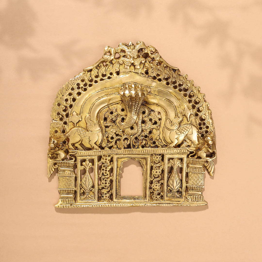 Brass Handcarved Prabhavali Frame Vedansh Craft