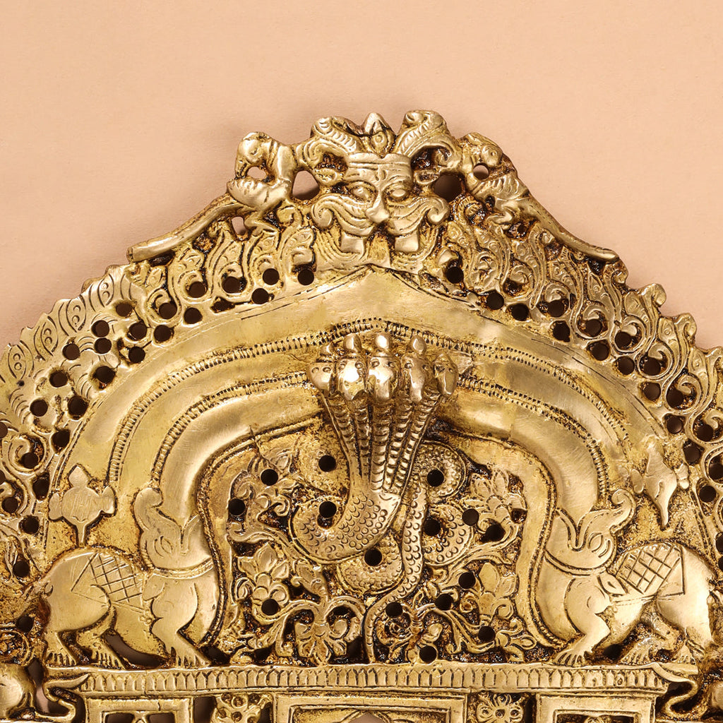 Brass Handcarved Prabhavali Frame Vedansh Craft