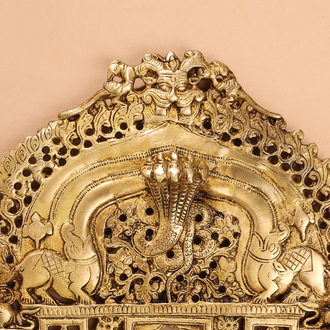 Brass Handcarved Prabhavali Frame Vedansh Craft