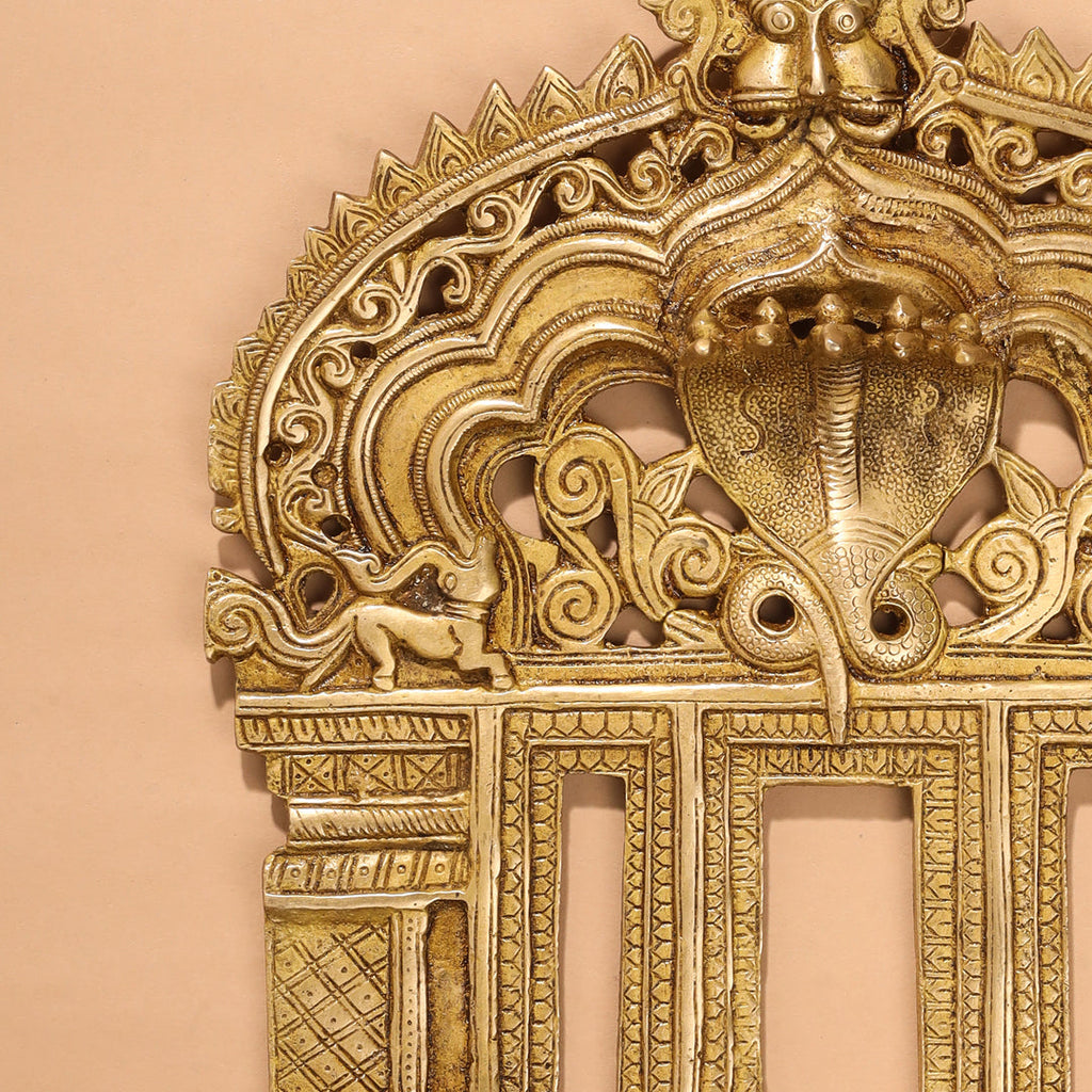 Brass Handcarved Prabhavali Frame Vedansh Craft