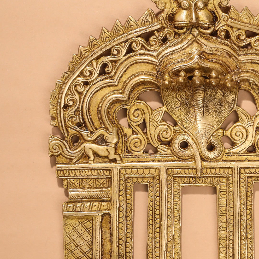 Brass Handcarved Prabhavali Frame Vedansh Craft
