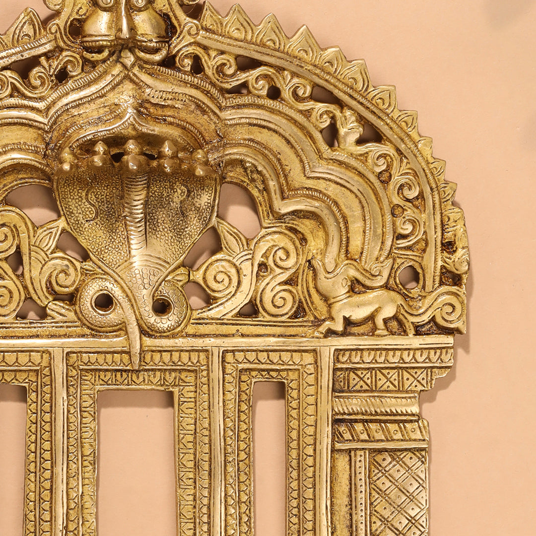 Brass Handcarved Prabhavali Frame Vedansh Craft