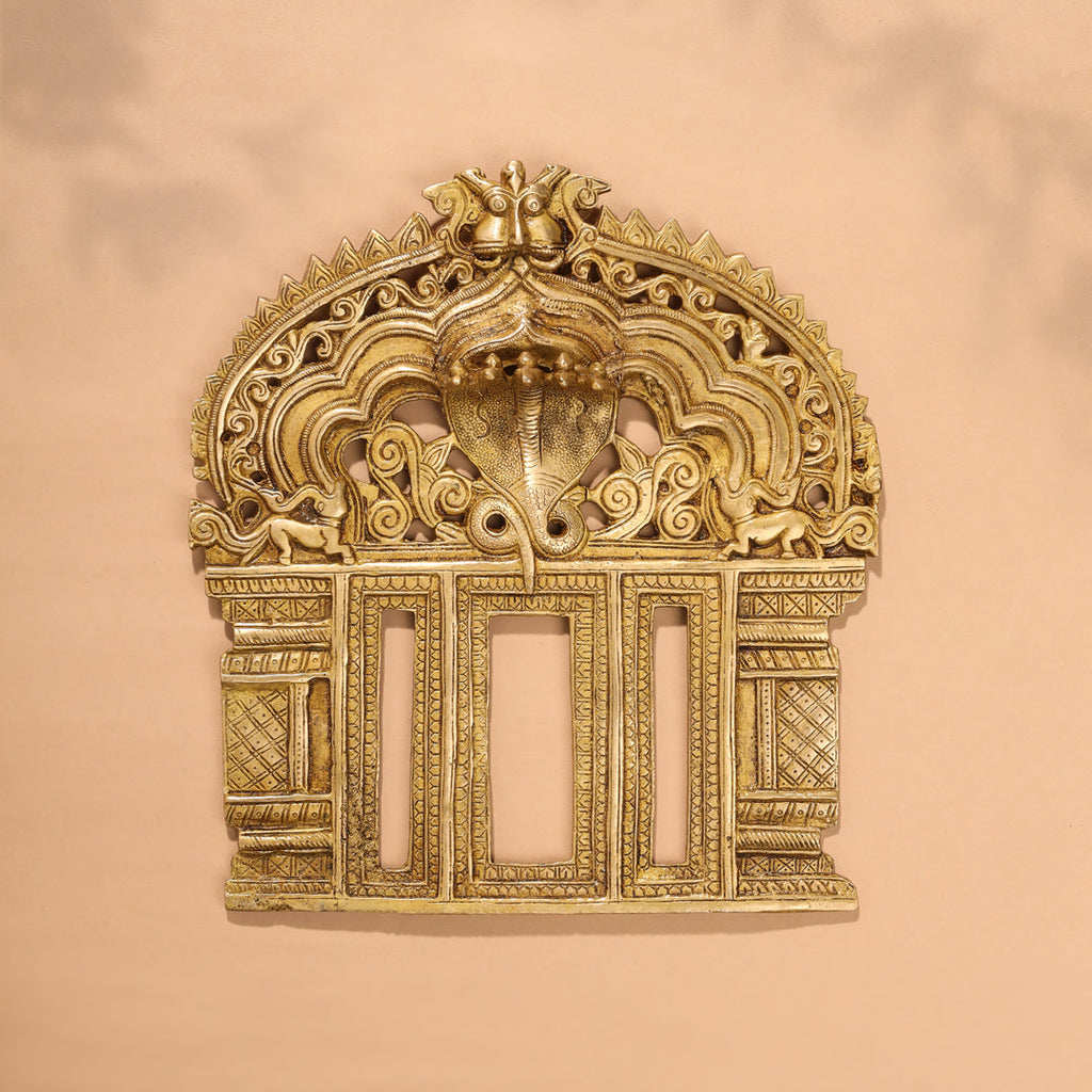 Brass Handcarved Prabhavali Frame Vedansh Craft