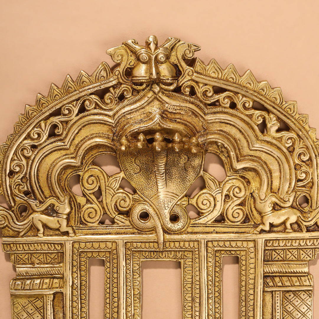 Brass Handcarved Prabhavali Frame Vedansh Craft