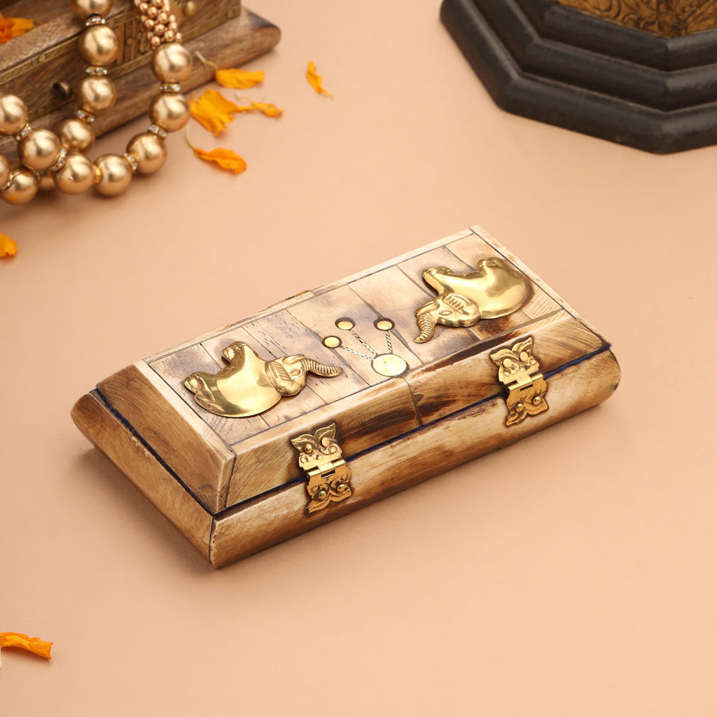 Elephant Jewellery Box (1.5 Inch) Vedansh Craft