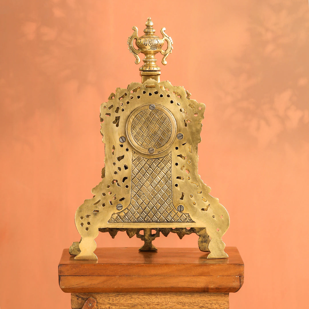 Brass Vintage Table Clock/Watch (14 Inch) Vedansh Craft