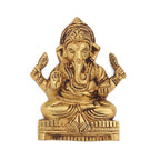 Brass Ganesha Wall Hanging (6 Inch) Vedansh Craft