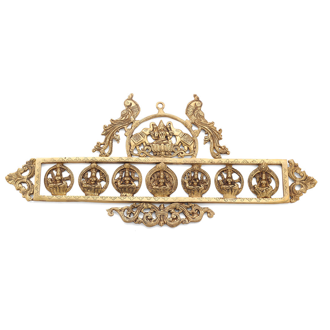 Brass Ashtalakshmi Wall hanging  (12 Inch) Vedansh Craft