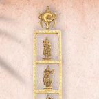 Brass Dashavatara / Vishnu Avatar Wall Hanging Set Vedansh Craft