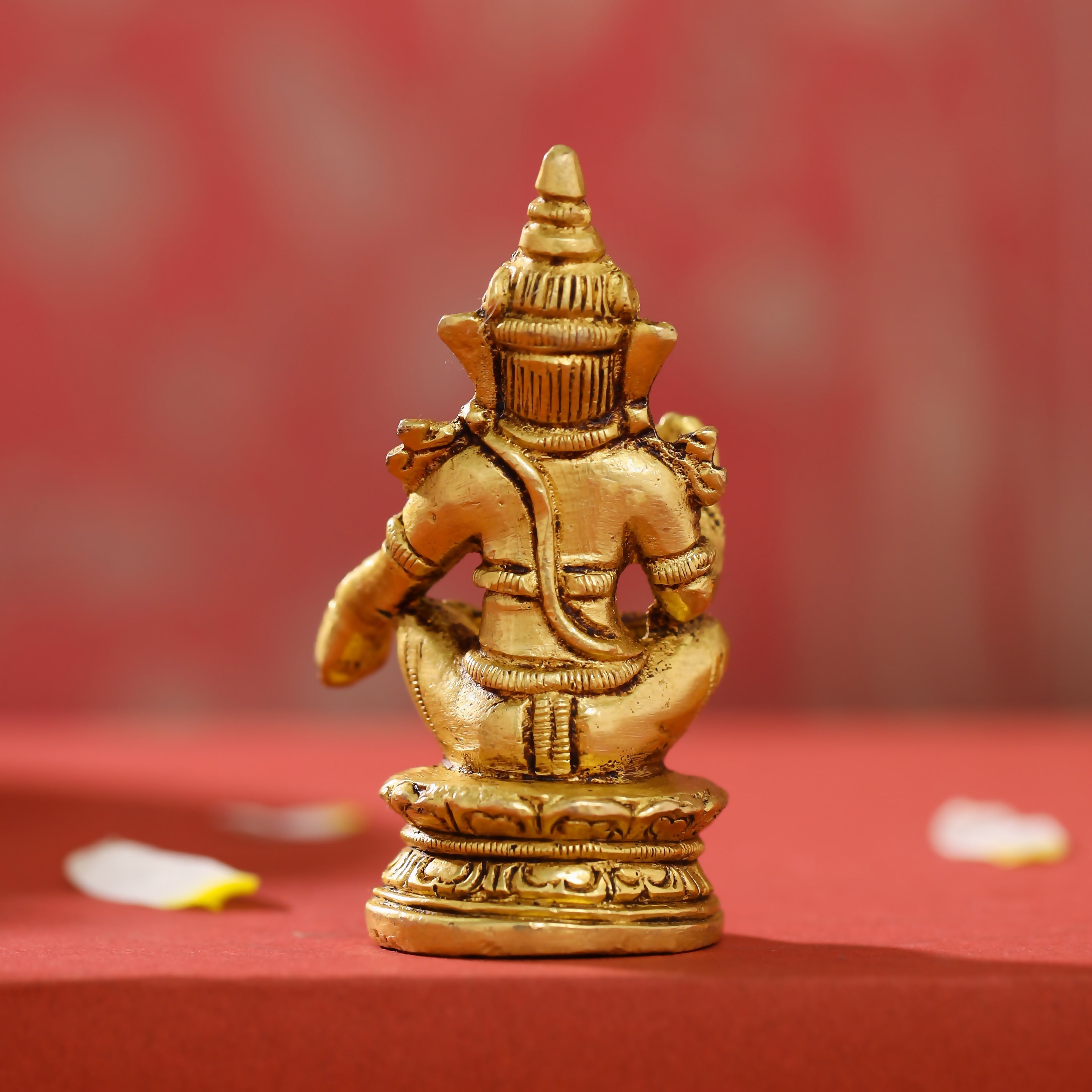 Brass Lord Ayyappa/Ayyappan Idol (3.5 Inch) Vedansh Craft