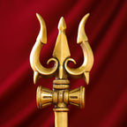 Brass Shiva's Damru Trishul Vedansh Craft