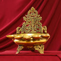 Brass Handcarved Urli Bowl (12 Inch) Vedansh Craft