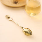 Brass Flower Handle Tea Infuser (1 Inch) Vedansh Craft