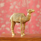 Brass Standing Camel Statue (7 Inch) Vedansh Craft