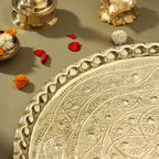 Brass Traditional Pooja Thal Vedansh Craft