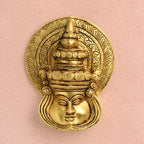 Brass Kathakali Wall Hanging (5.5 Inch) Vedansh Craft