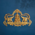 Brass Gaja Lakshmi Wall Hanging (11 Inch) Vedansh Craft