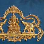 Brass Gaja Lakshmi Wall Hanging (11 Inch) Vedansh Craft