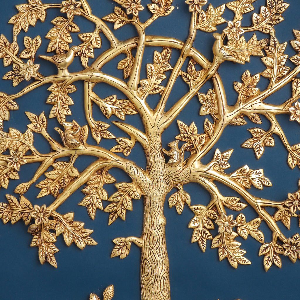 Brass Kalpvriksha Wall Hanging Vedansh Craft