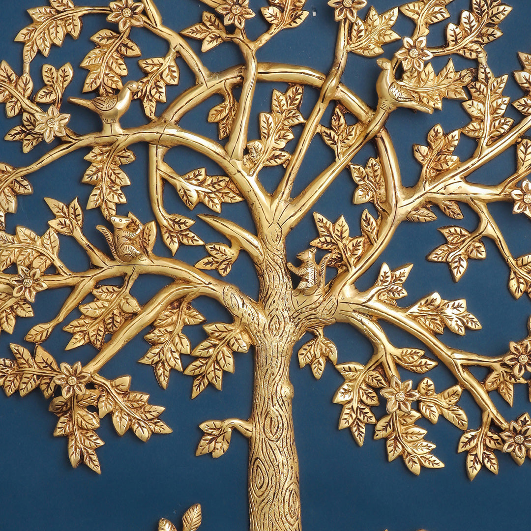 Brass Kalpvriksha Wall Hanging Vedansh Craft