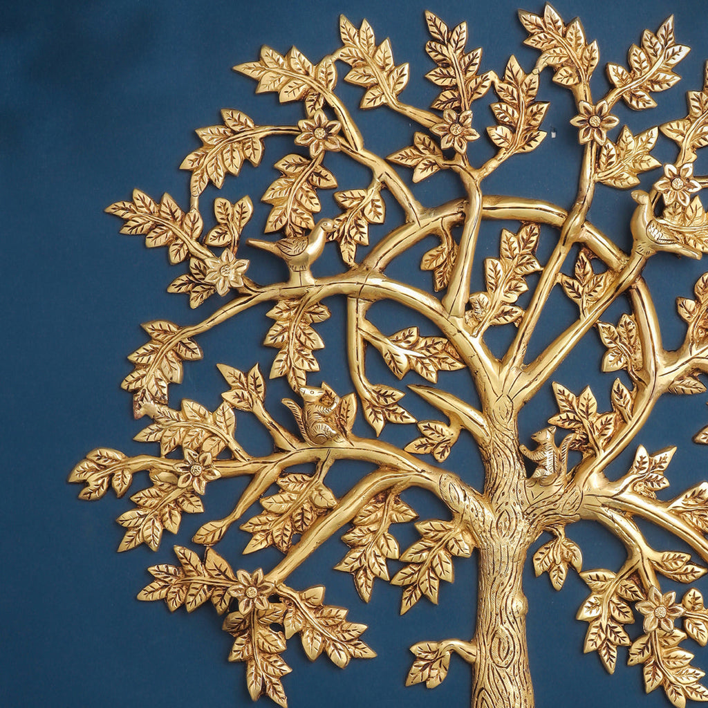 Brass Kalpvriksha Wall Hanging Vedansh Craft