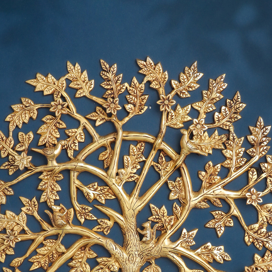 Brass Kalpvriksha Wall Hanging Vedansh Craft