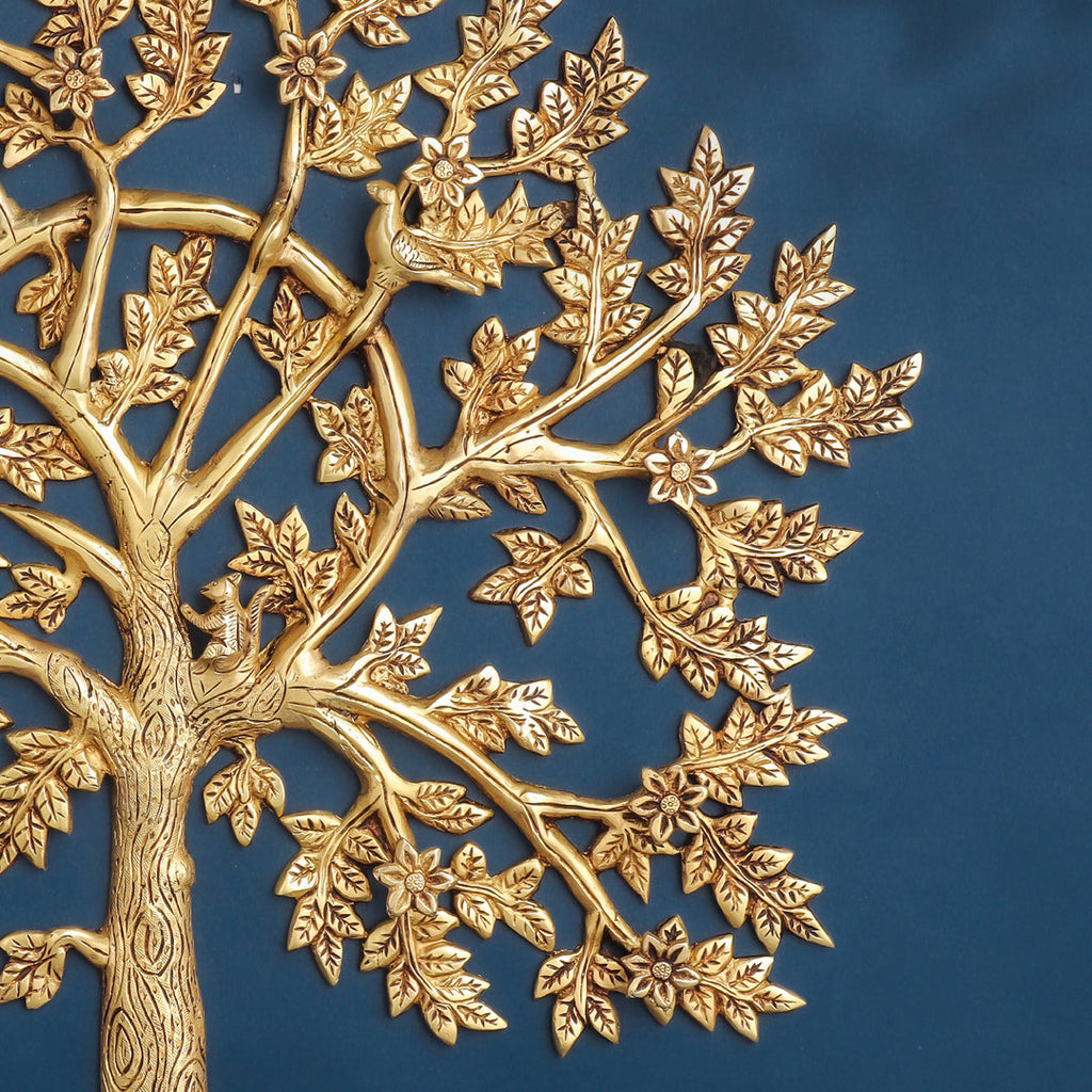 Brass Kalpvriksha Wall Hanging Vedansh Craft