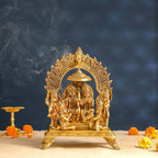 Brass Sitting Ram Darbar Statue (13 Inch) Vedansh Craft