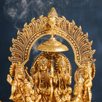 Brass Sitting Ram Darbar Statue (13 Inch) Vedansh Craft