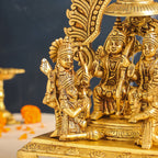 Brass Sitting Ram Darbar Statue (13 Inch) Vedansh Craft