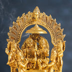 Brass Sitting Ram Darbar Statue (13 Inch) Vedansh Craft
