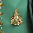 Brass Varaha Face Wall Hanging (6.5 Inch) Vedansh Craft
