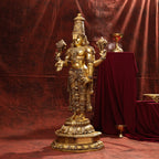 Brass Tirupati Balaji/Venkateshwar Statue (41 Inch) Vedansh Craft
