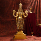Brass Tirupati Balaji/Venkateshwar Statue (41 Inch) Vedansh Craft