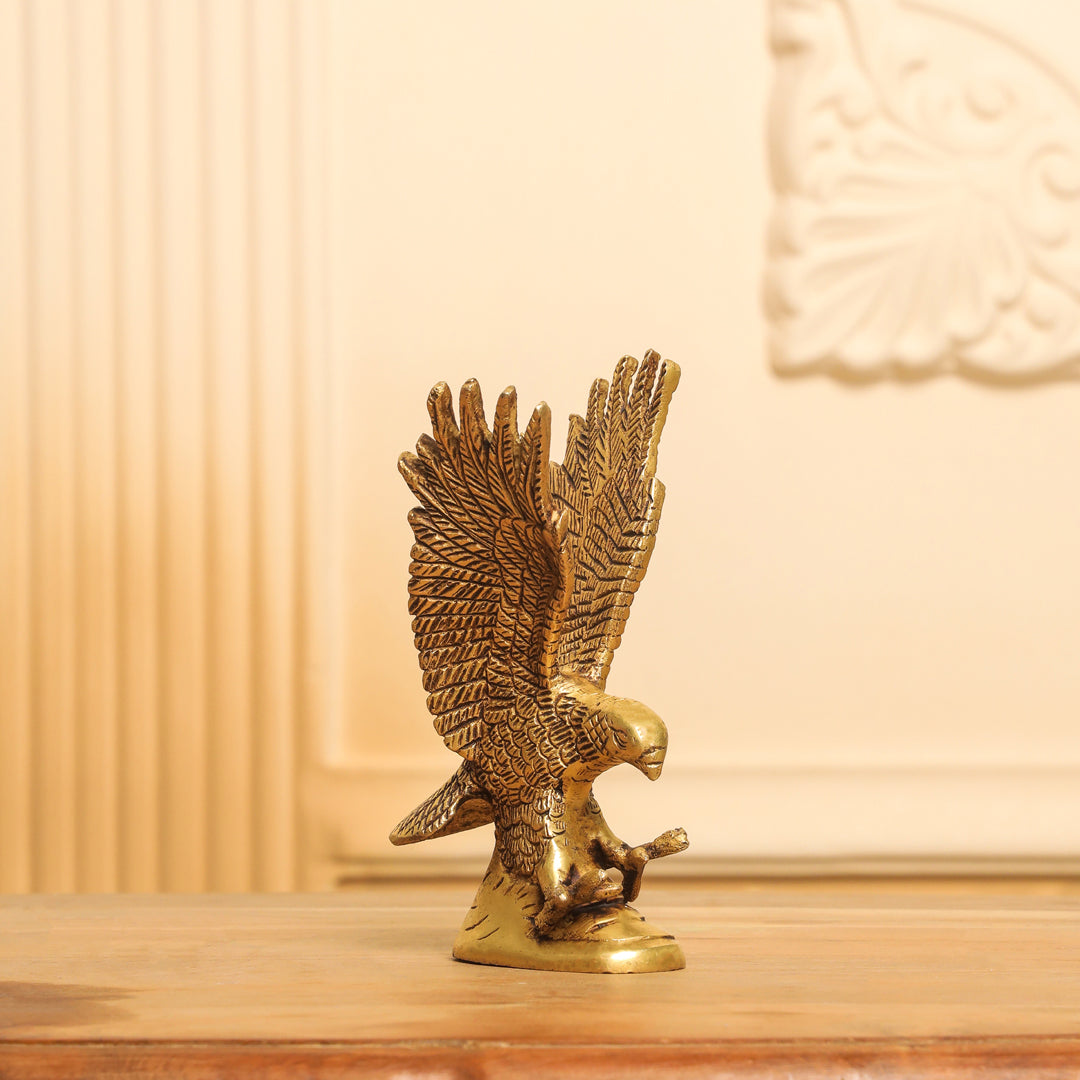 Brass Eagle Decorative Showpiece (6 Inch) Vedansh Craft