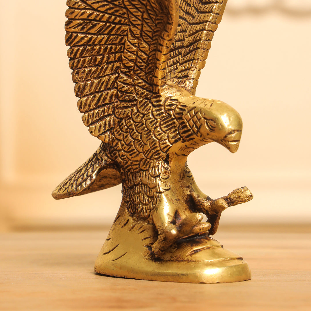 Brass Eagle Decorative Showpiece (6 Inch) Vedansh Craft