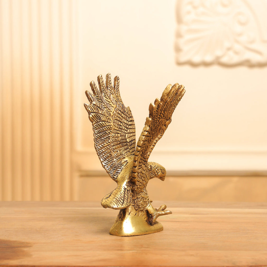 Brass Eagle Decorative Showpiece (6 Inch) Vedansh Craft