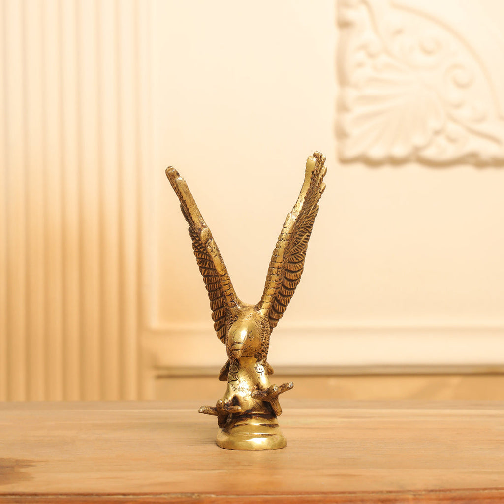 Brass Eagle Decorative Showpiece (6 Inch) Vedansh Craft