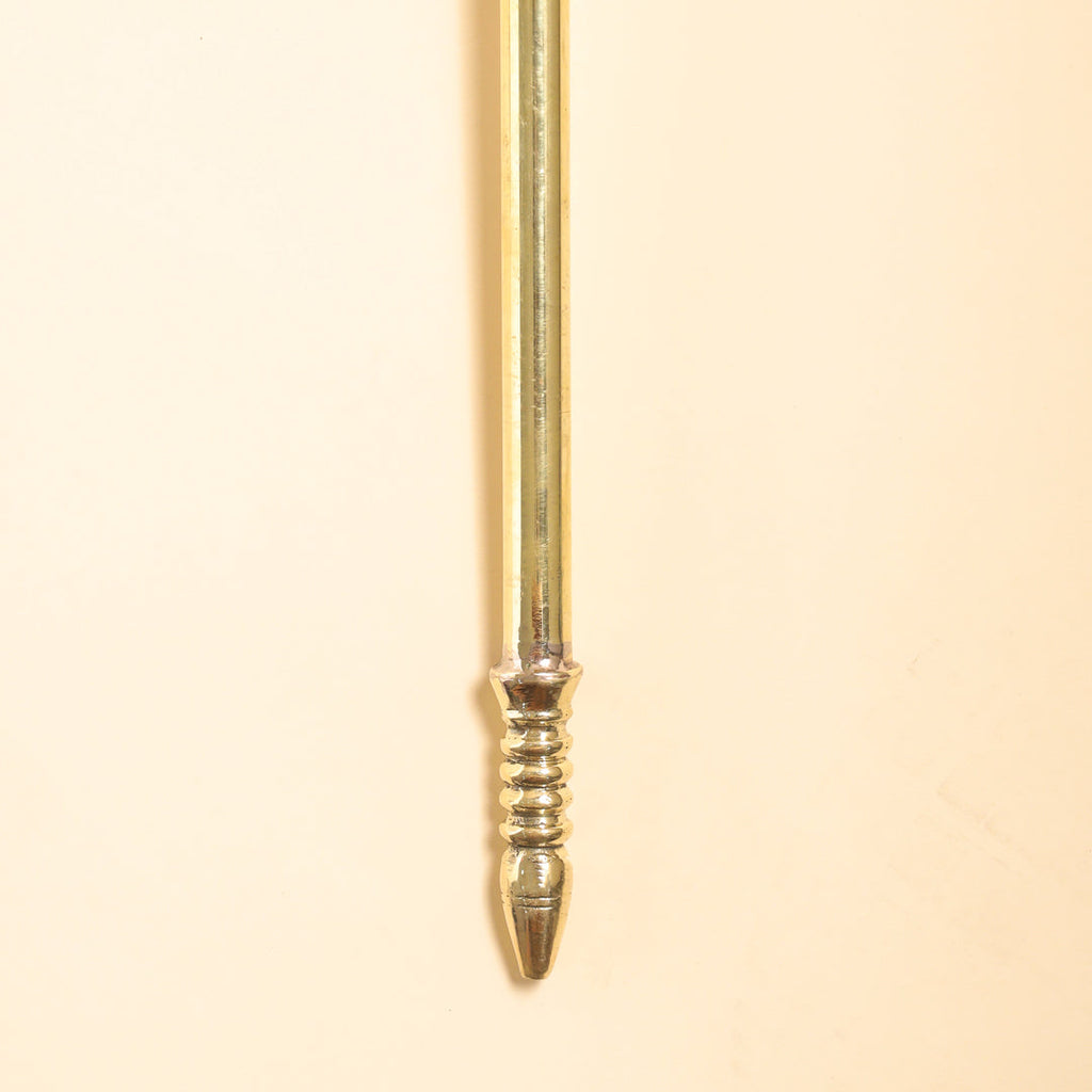 Brass Shiva's Damru Trishul With Bell Vedansh Craft