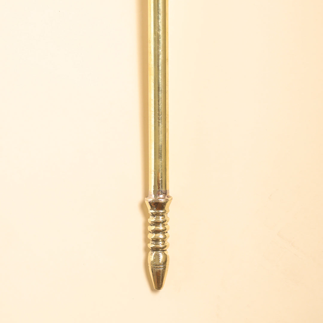 Brass Shiva's Damru Trishul With Bell Vedansh Craft
