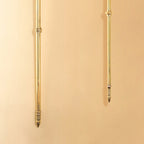 Brass Shiva's Damru Trishul With Bell Vedansh Craft