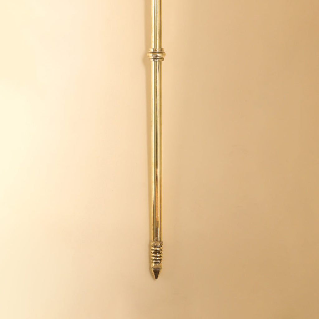 Brass Shiva's Damru Trishul With Bell Vedansh Craft